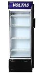 Voltas VC320 Visi Cooler Plastic Single Door, 320 Liters, Black